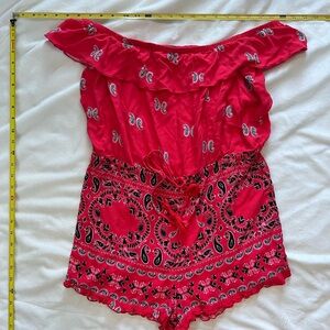 Venus paisley jumper romper